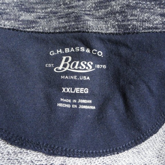 Bass Lightweight Navy Knit Jacket sz XXL - Picture 6 of 6